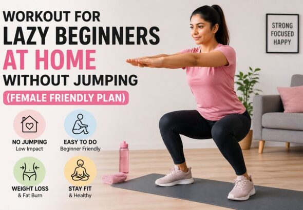 Workout for Lazy Beginners at Home Without Jumping (Female Friendly Plan)