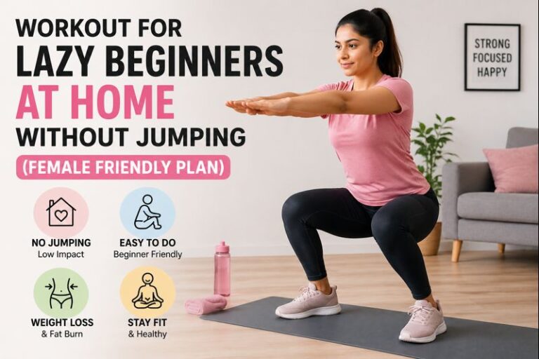 Workout for Lazy Beginners at Home Without Jumping (Female Friendly Plan)
