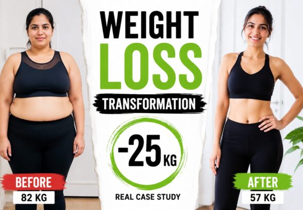 Weight Loss Before and After: Real Case Study of a 25 Kg Transformation