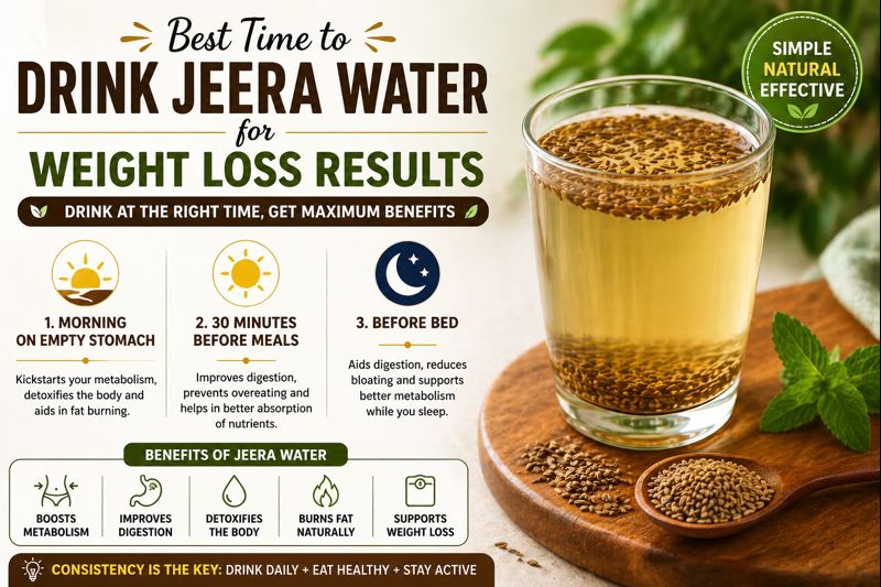 Best Time to Drink Jeera Water for Weight Loss Results